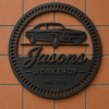 Personalized Custom Metal Sign Classic Car Workshop