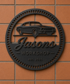 Personalized Custom Metal Sign Classic Car Workshop