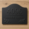 Personalized Custom Metal Sign House Number Address Plaque