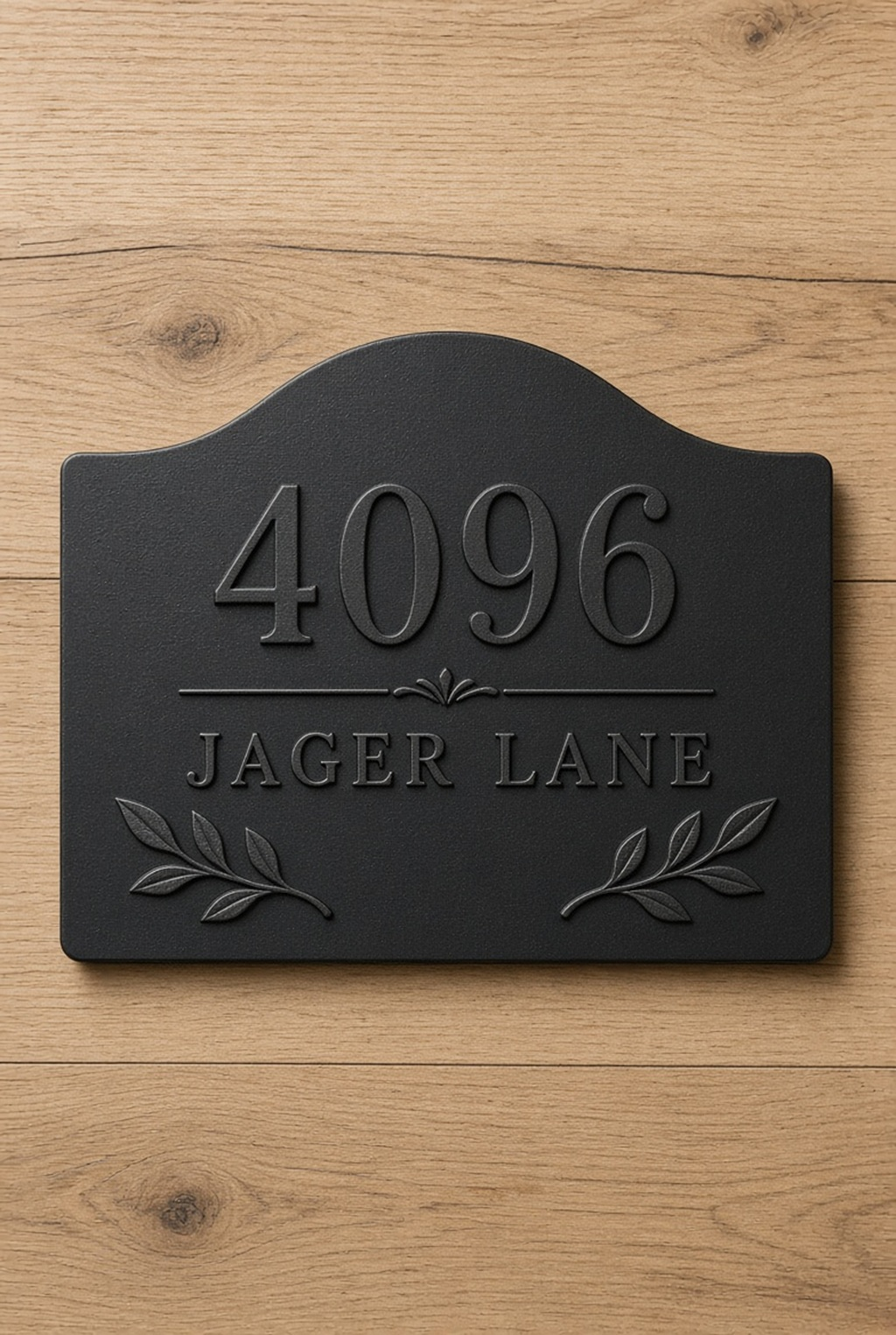 Personalized Custom Metal Sign House Number Address Plaque